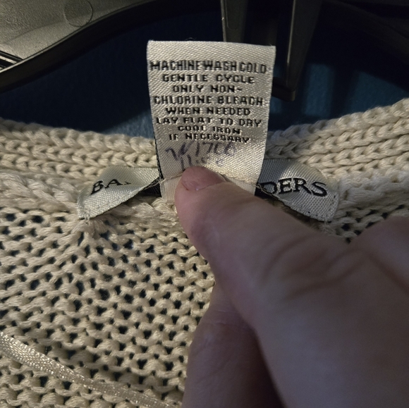 Bamboo Traders Open Knit Short Sleeve  Cardigan,  Size Large - Picture 6 of 7